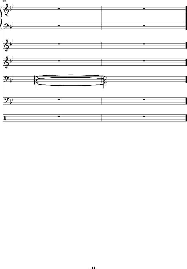 （悼念）血染红的黑玫瑰-钢琴谱(钢琴曲)-葬礼の华彩14