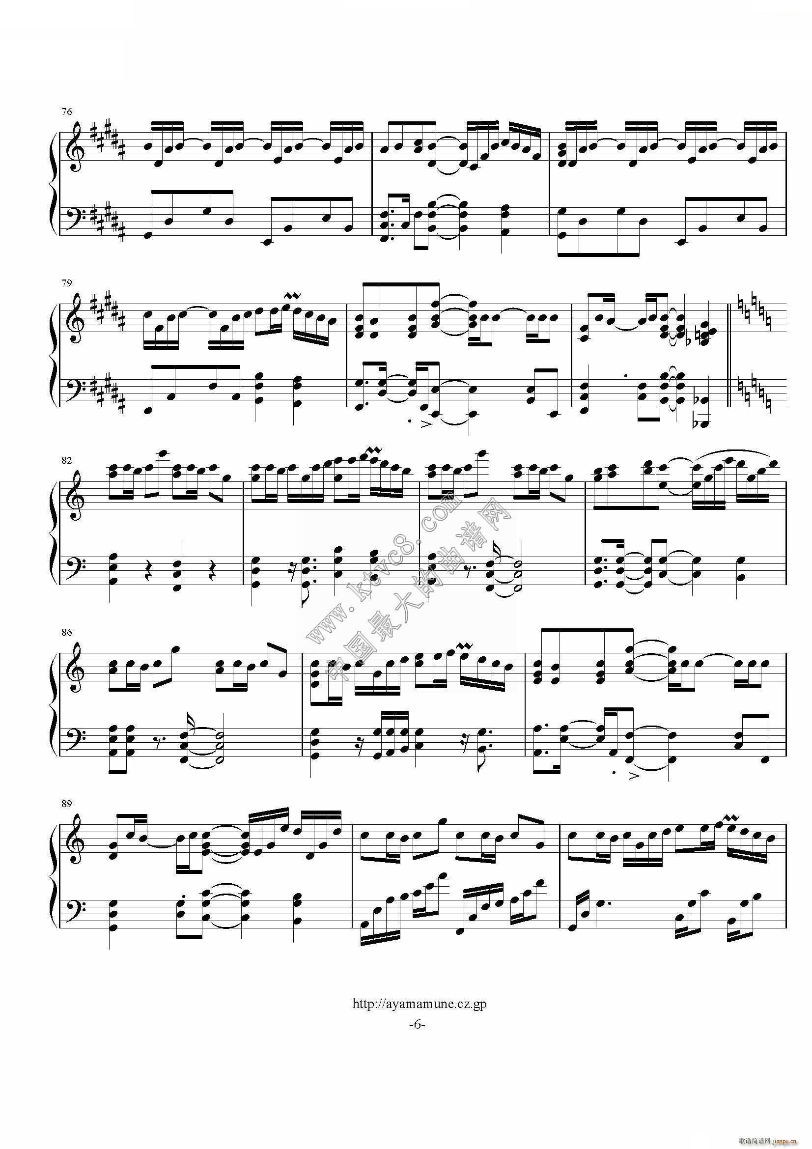 Wings of Piano（原版独奏 ）_VK6