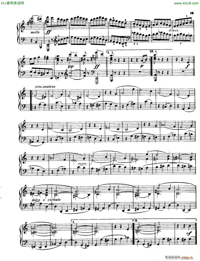Indy Petite Sonate dans la forme classique op913