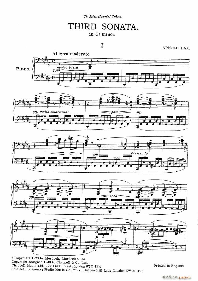 Bax Sonata No 31