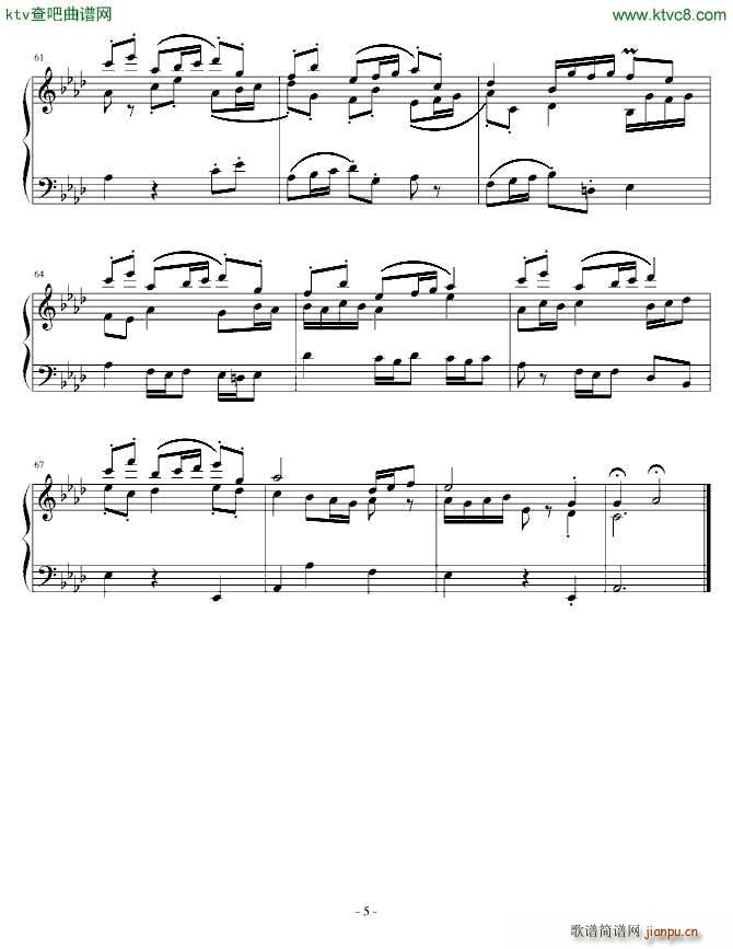 前奏曲与赋格 赋格5