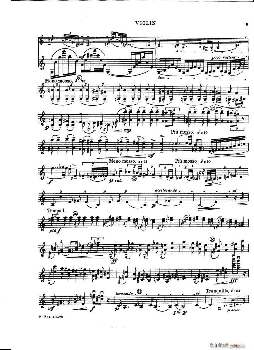 Bartok SZ 111 Contrasts violin3