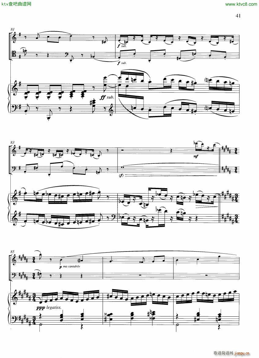 Francaix Trio for oboe bassoon and piano 二14