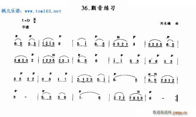 颤音练习1