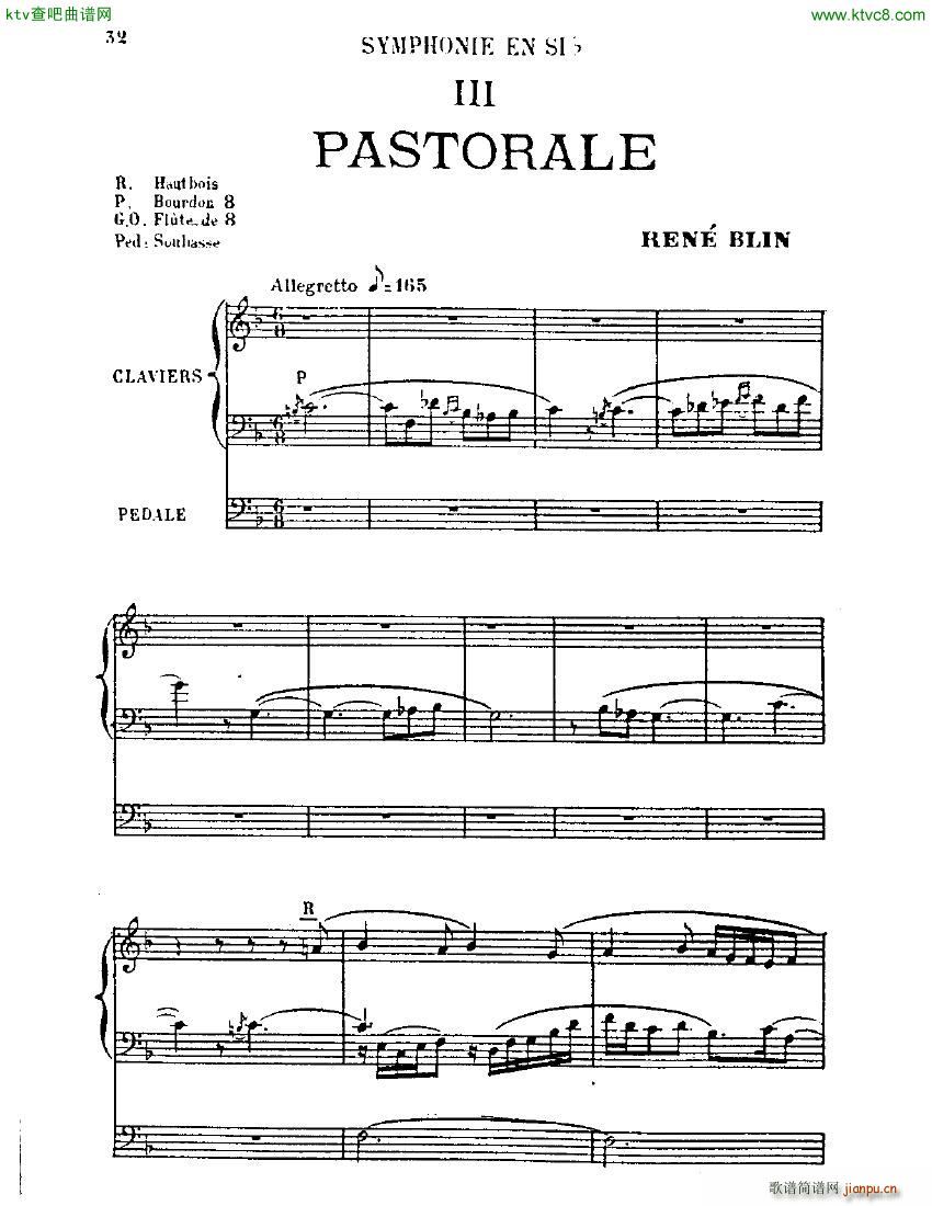 Blin Rene Symphonie mvt 3 solo organ1