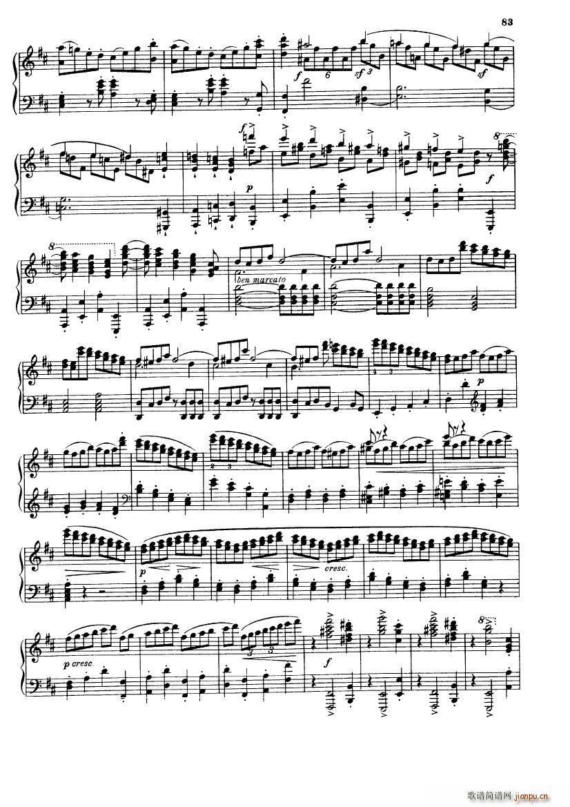Brahms op 73 Singer Symphonie Nr 2 D Dur39