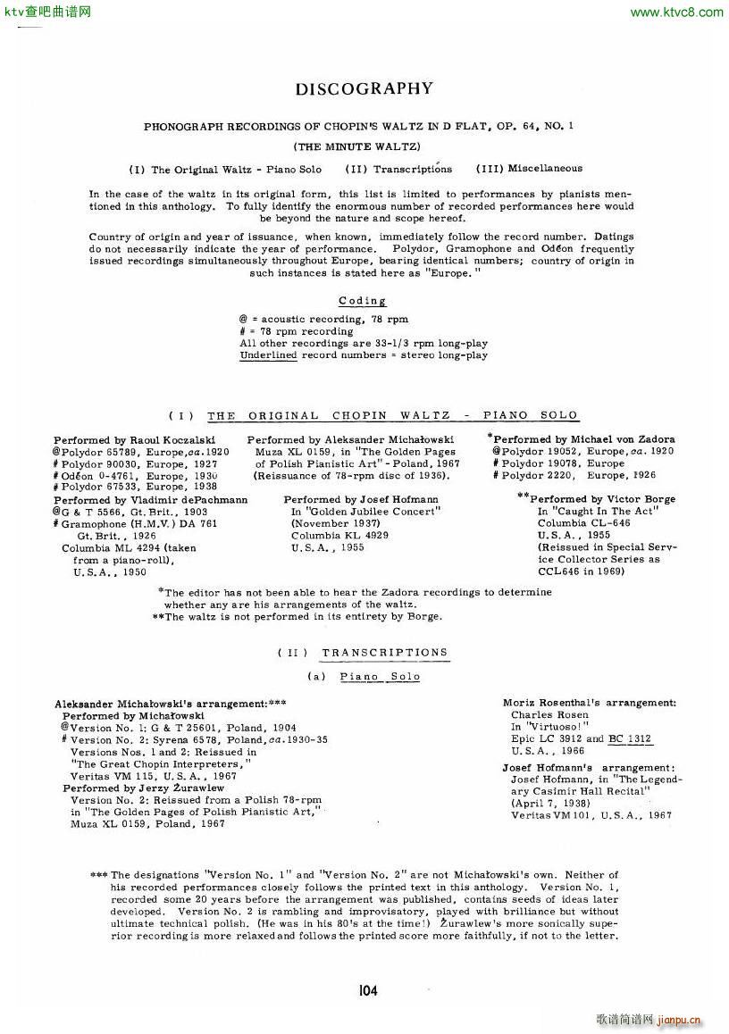 chopin minute waltz transcriptions collection 二51