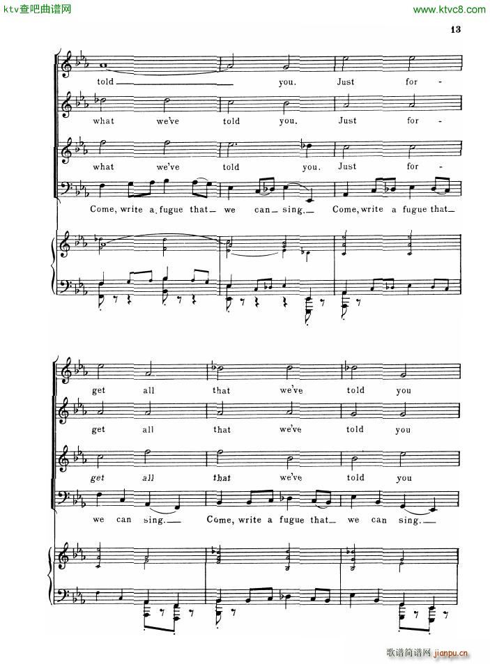 Gould Glenn So you want to write a fugue6