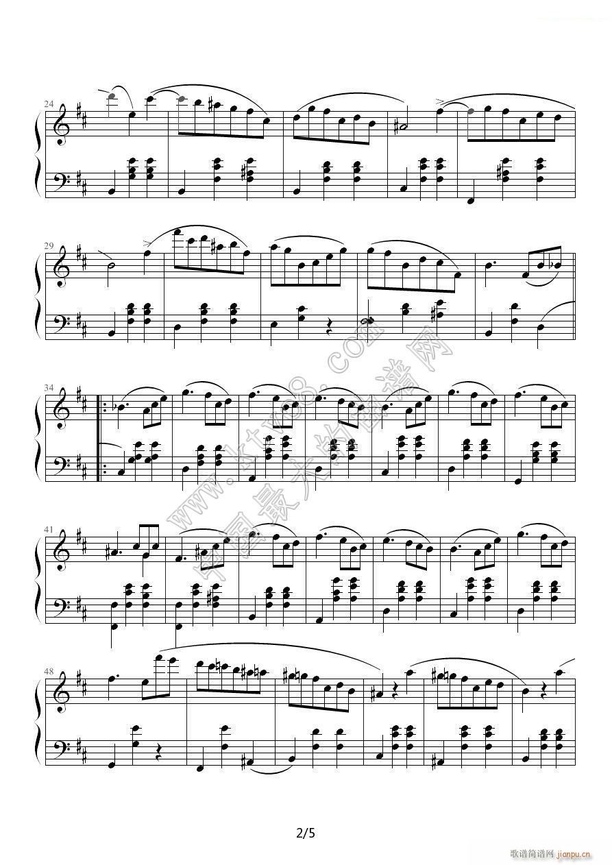 Waltes Op 69 No 2 肖邦22