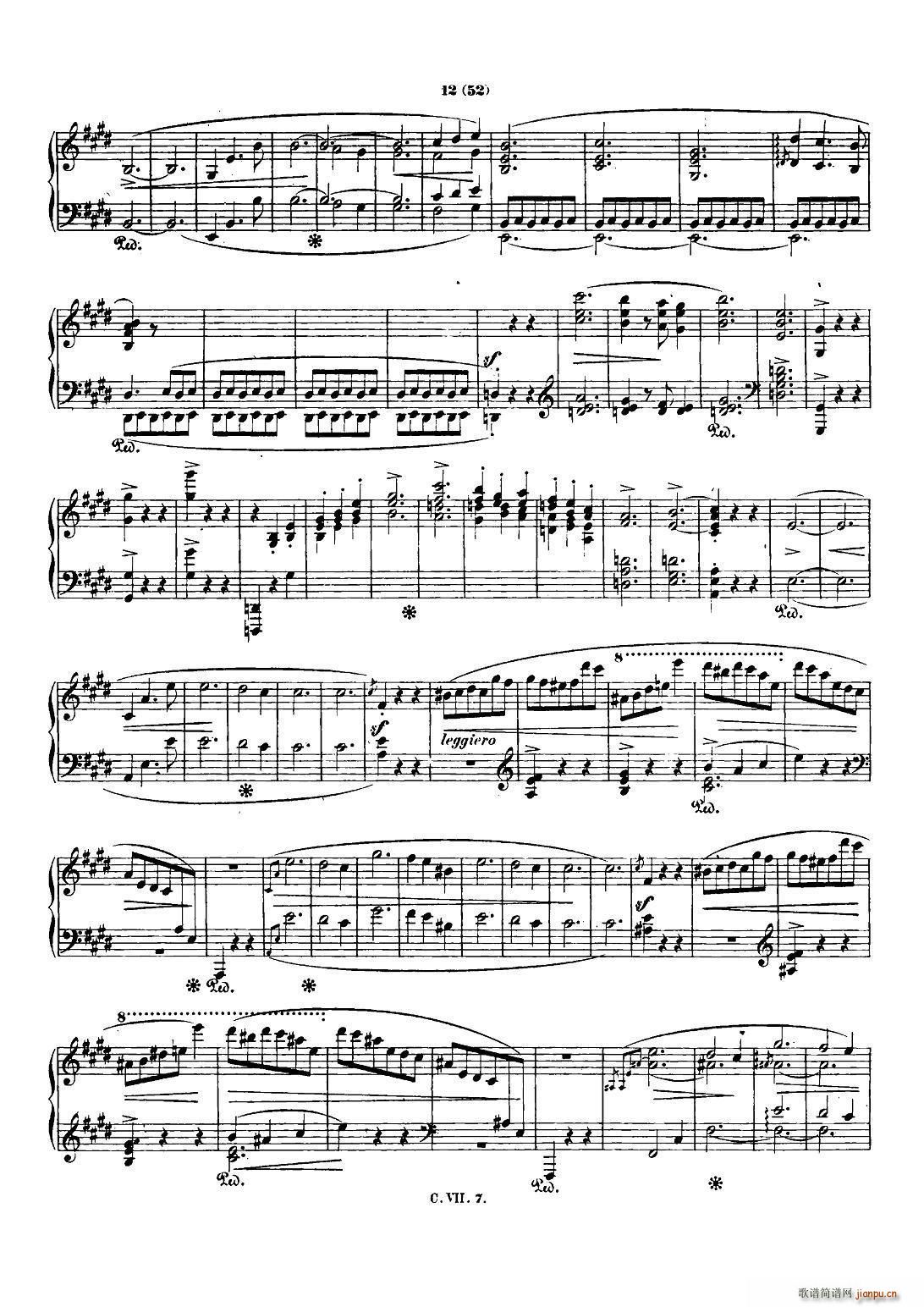 肖邦 钢琴谐谑曲 Chopin Scherzo（No 4 E大调 Op 54）11
