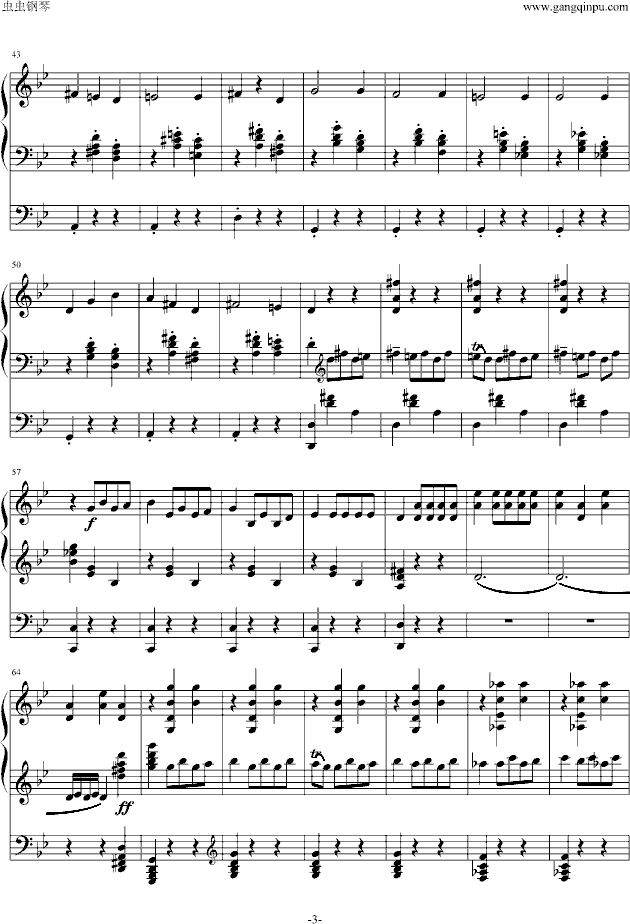 骷髅之舞-钢琴谱(钢琴曲)-圣桑3