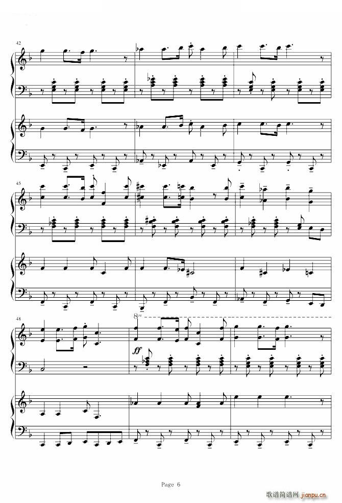 】四手联弹】 3主题曲《苏维埃进行曲》Soviet March 修改_红色警戒6