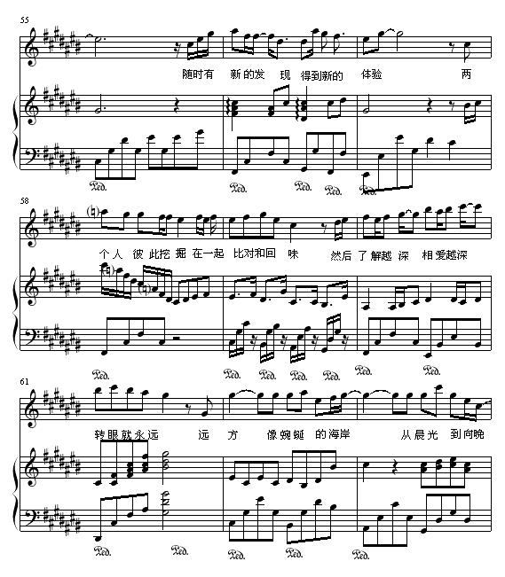 最想环游的世界-钢琴谱(钢琴曲)-梁静茹7
