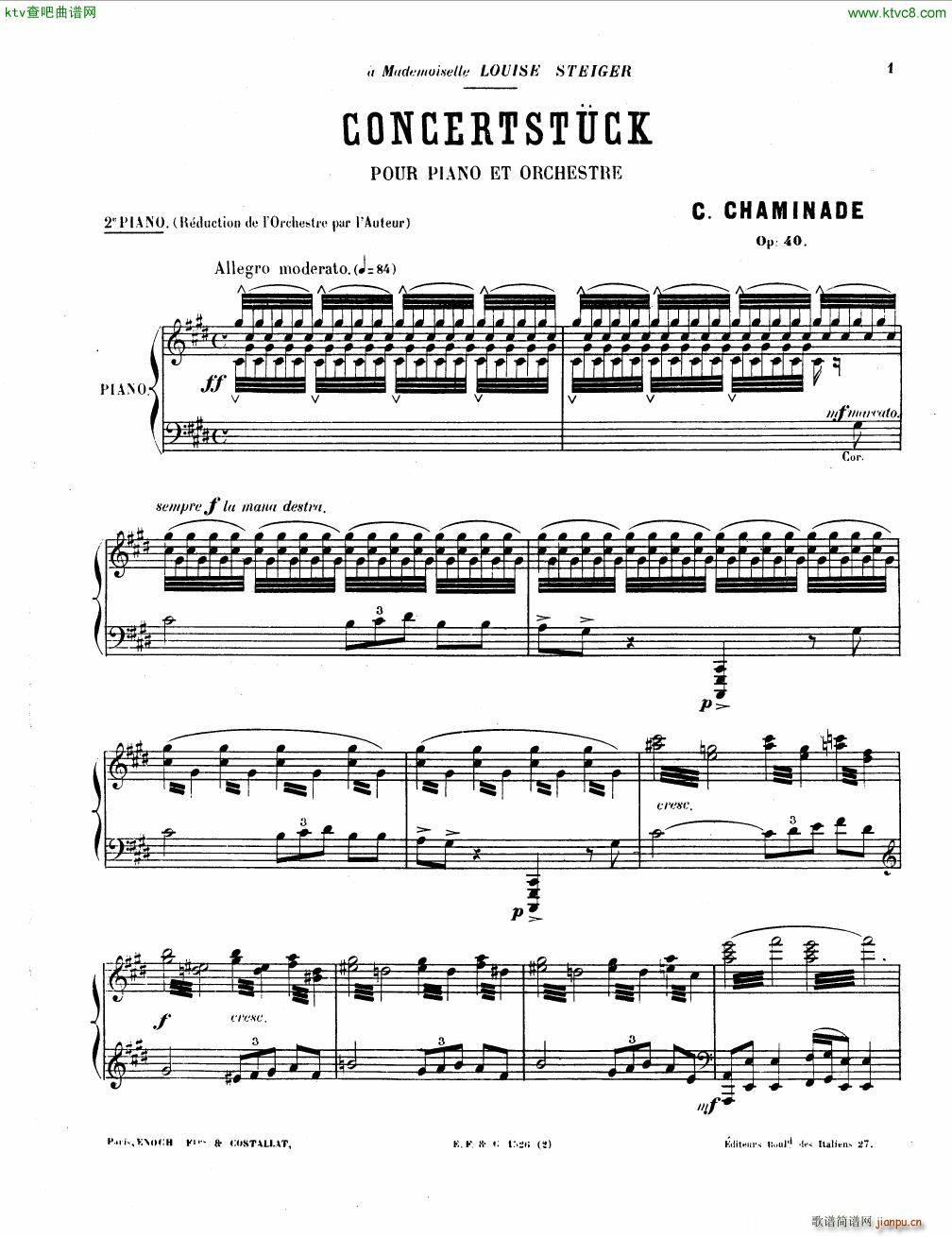 Chaminade Konzerstuck Op 40 reduction29