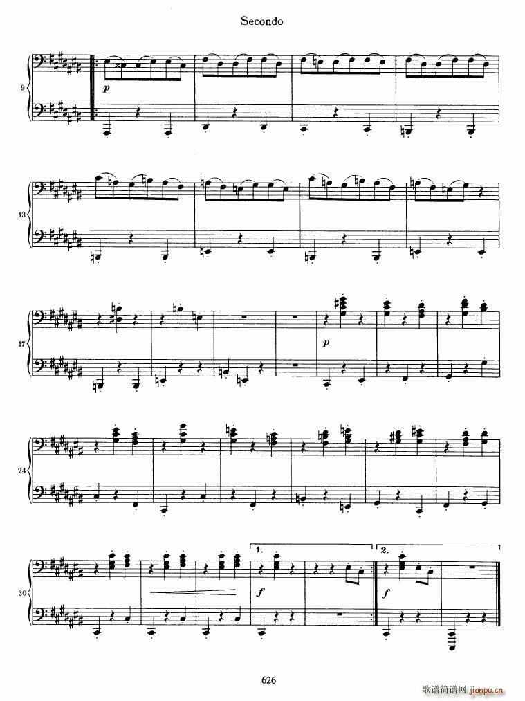 Brahms op 39 Waltzes8