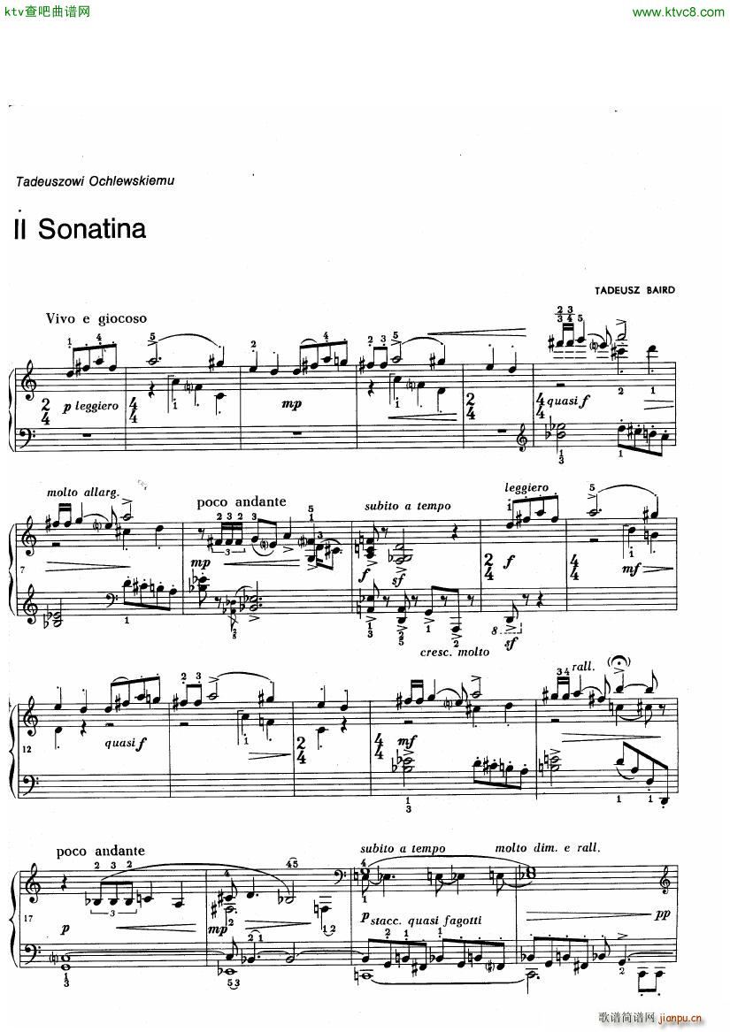 Baird Sonatina 21