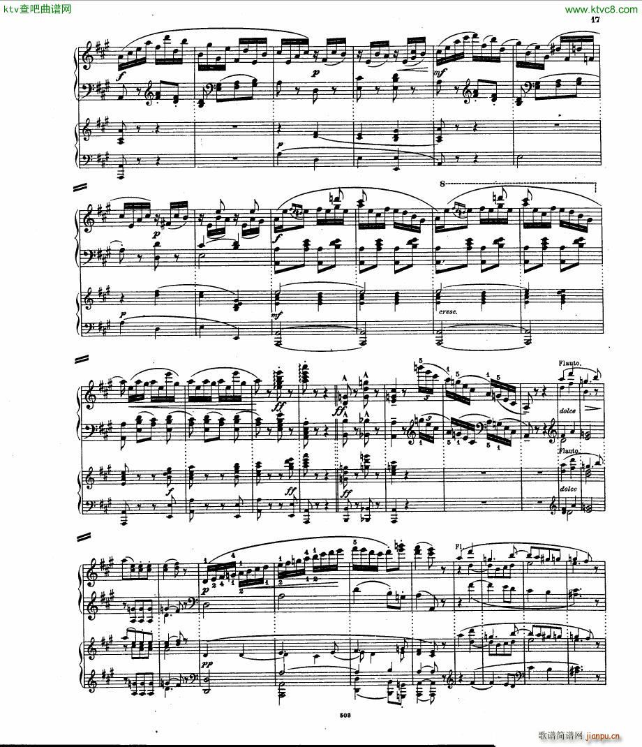 Hummel op 56 Rondo brillant pno orch16