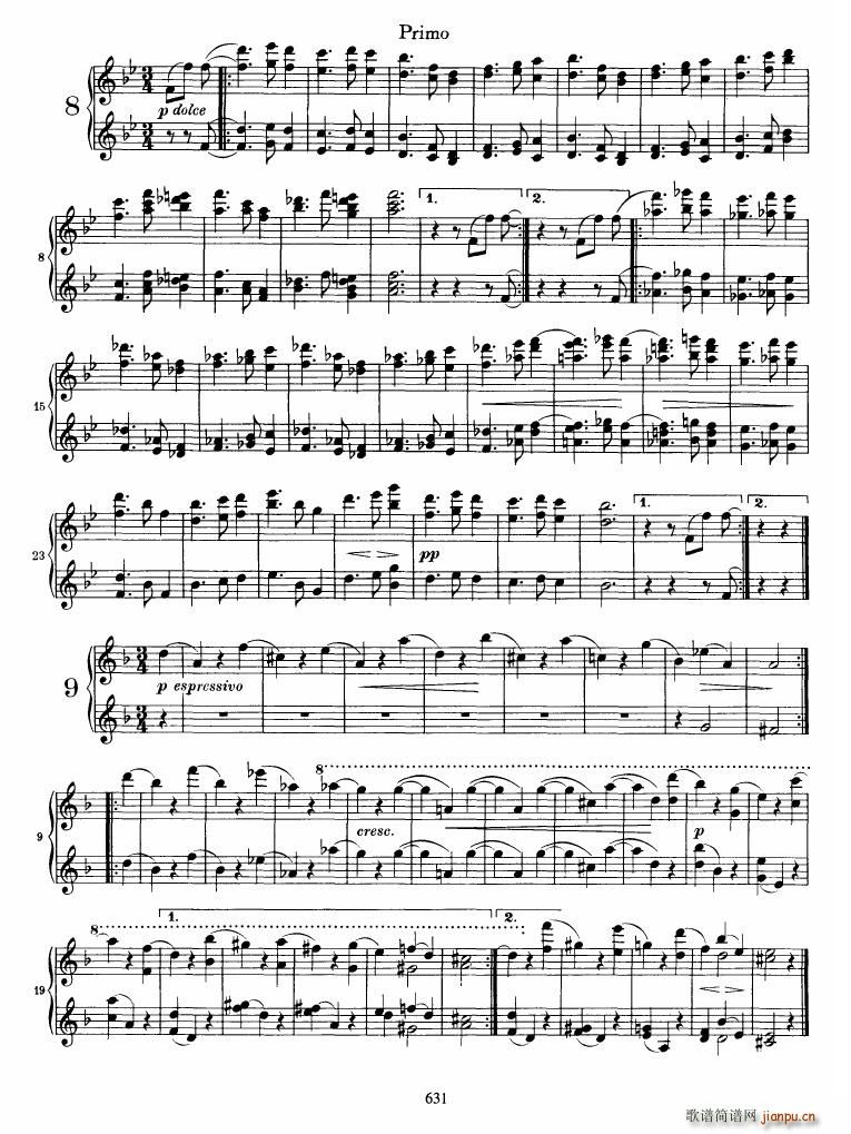 Brahms op 39 Waltzes3