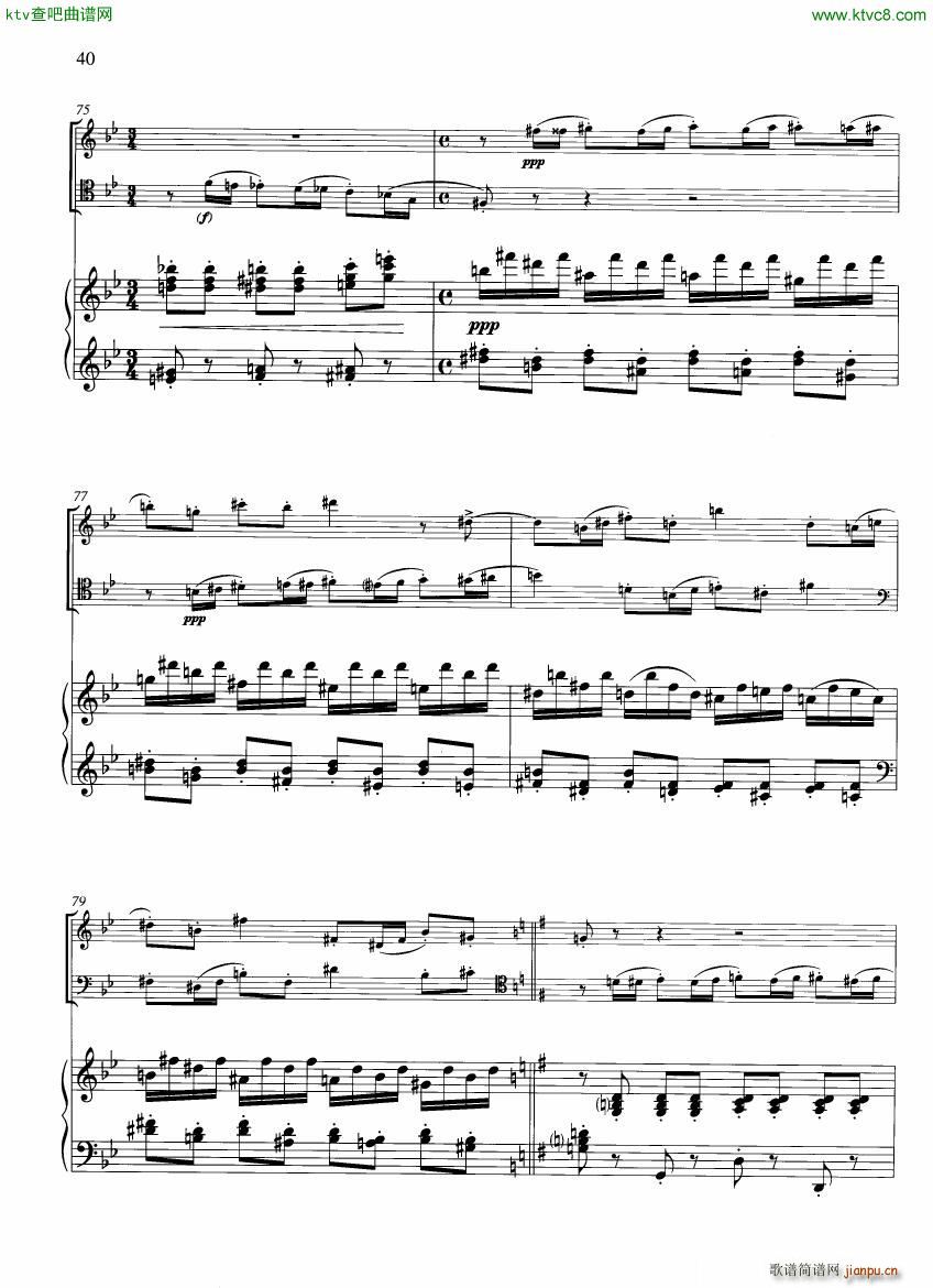 Francaix Trio for oboe bassoon and piano 二13