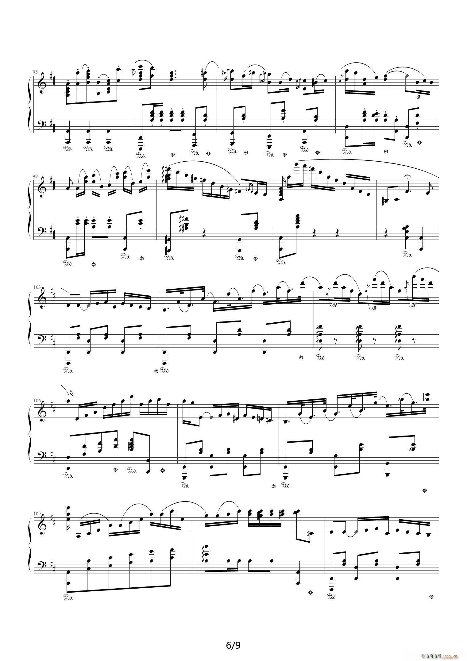 Polonaise in D Major D调6