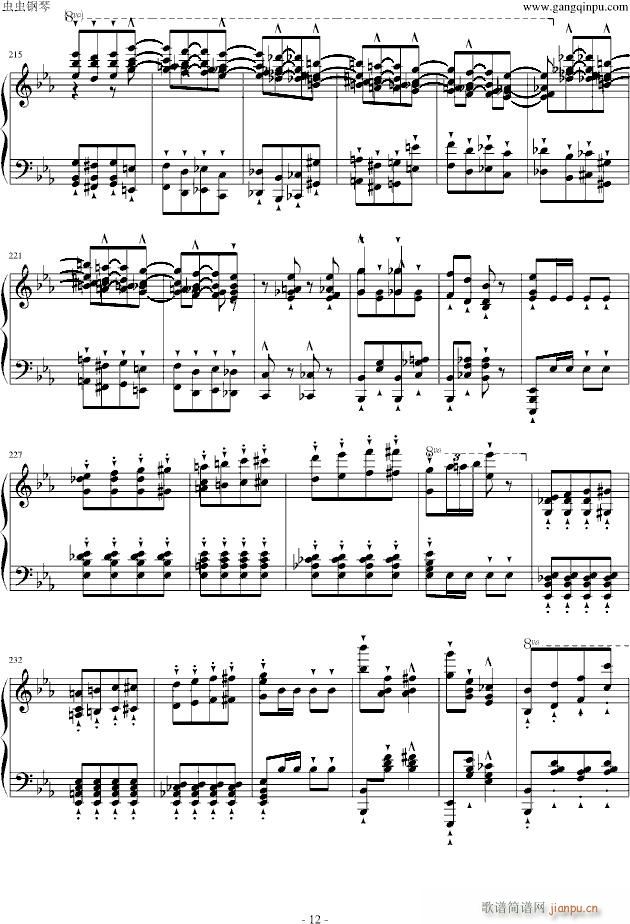 半音阶华丽足尖舞(大加洛普舞曲)_李斯特12