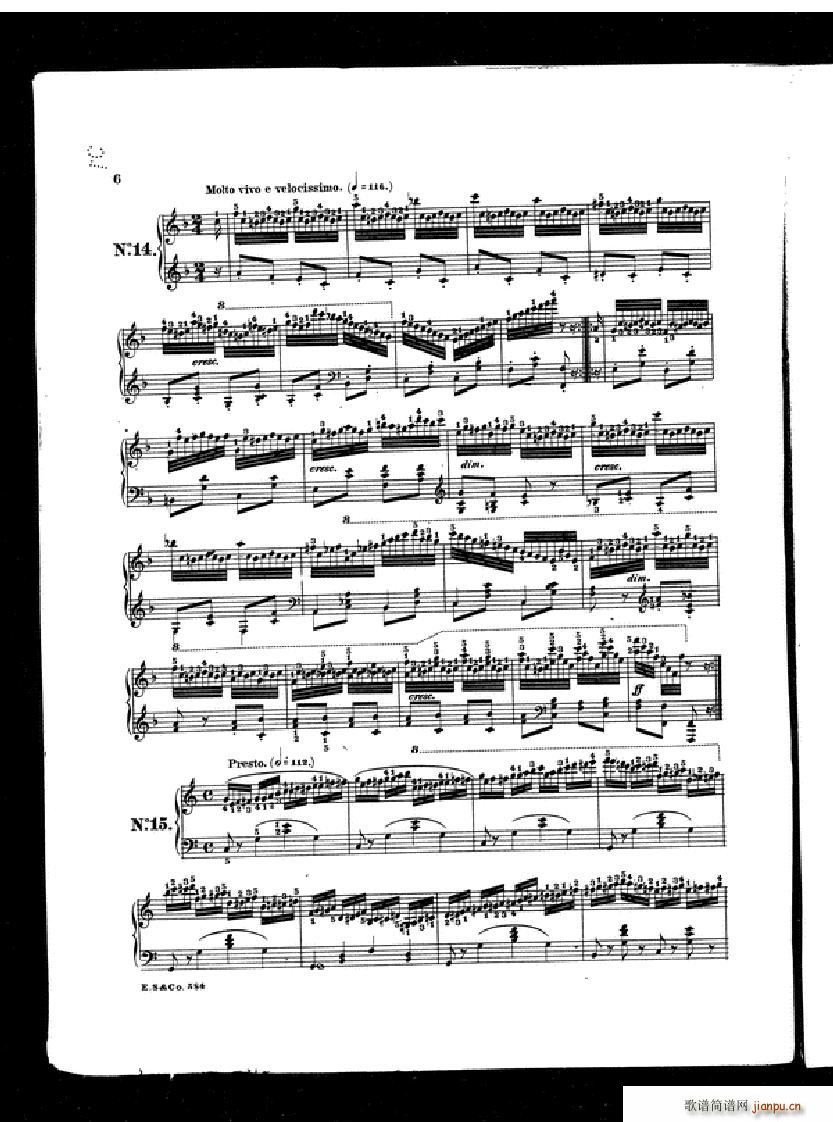 Czerny School of Velocity book 2 Op 2995