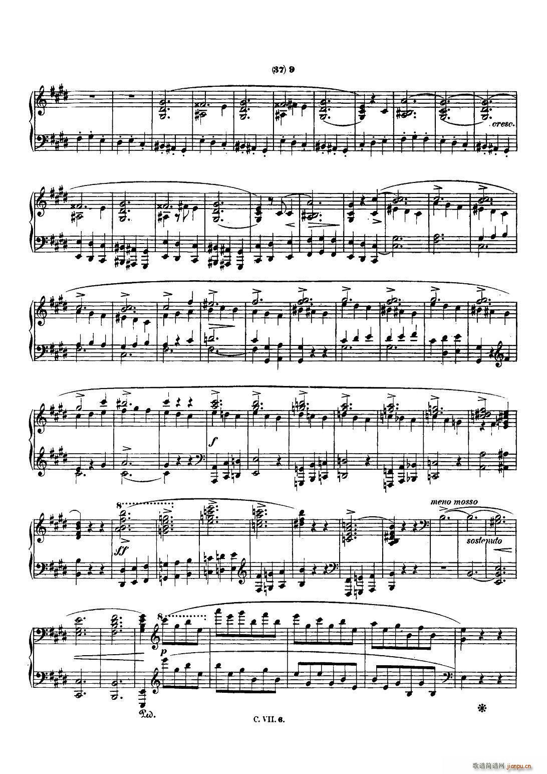 肖邦 钢琴谐谑曲 Chopin Scherzo（No 3 升c小调 Op 39）8