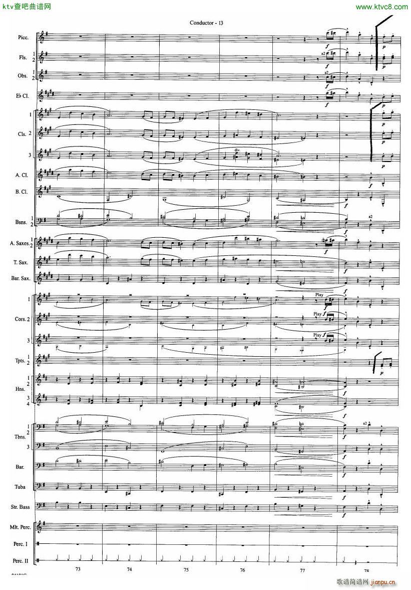 Anderson Sleigh Ride full score14