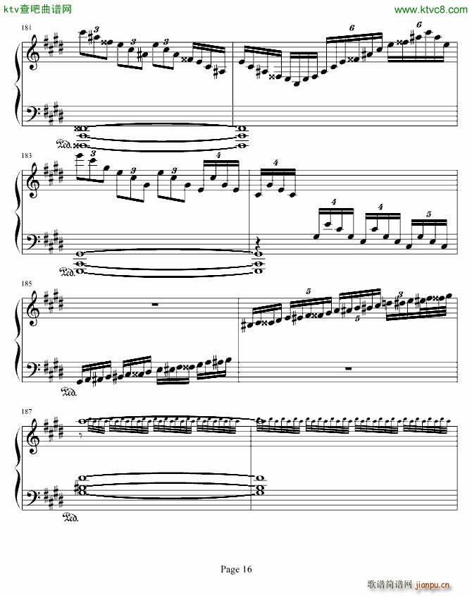 月光奏明曲 作品27之2_贝多芬 beethoven16