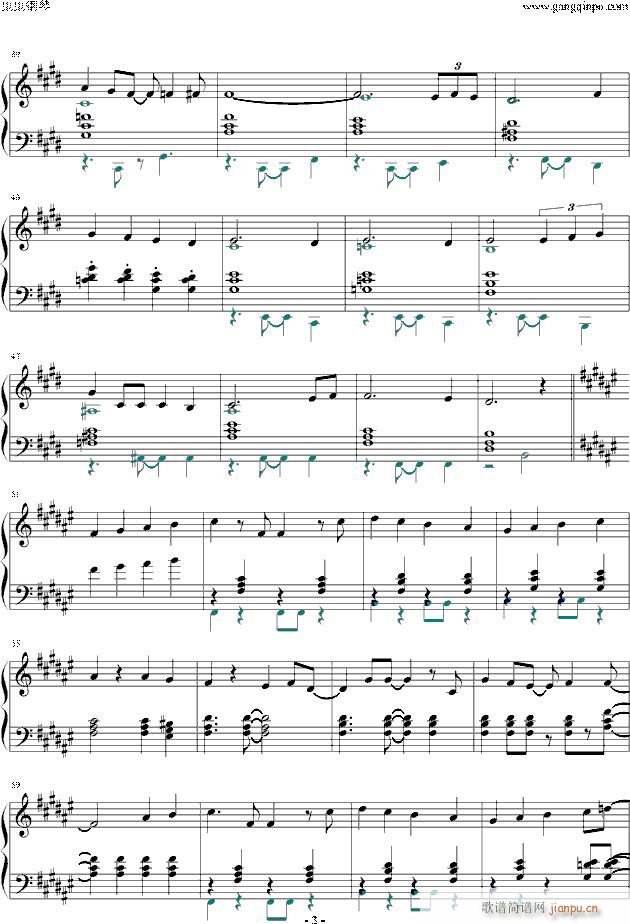 白い雪のプリンセスは piano_初音未来3