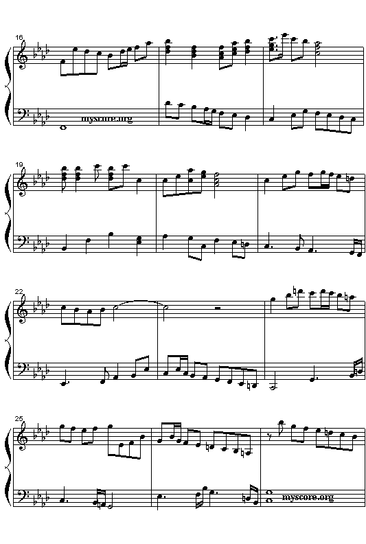 “神雕侠侣交响乐”改编钢琴曲：小赋格曲（阿镗曲）2