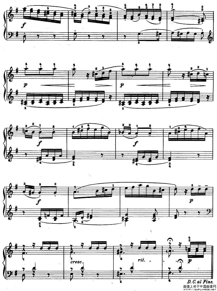 儿童钢琴进阶练习曲50首之422