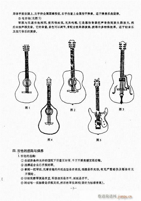 民谣吉他经典教程目录1-2011