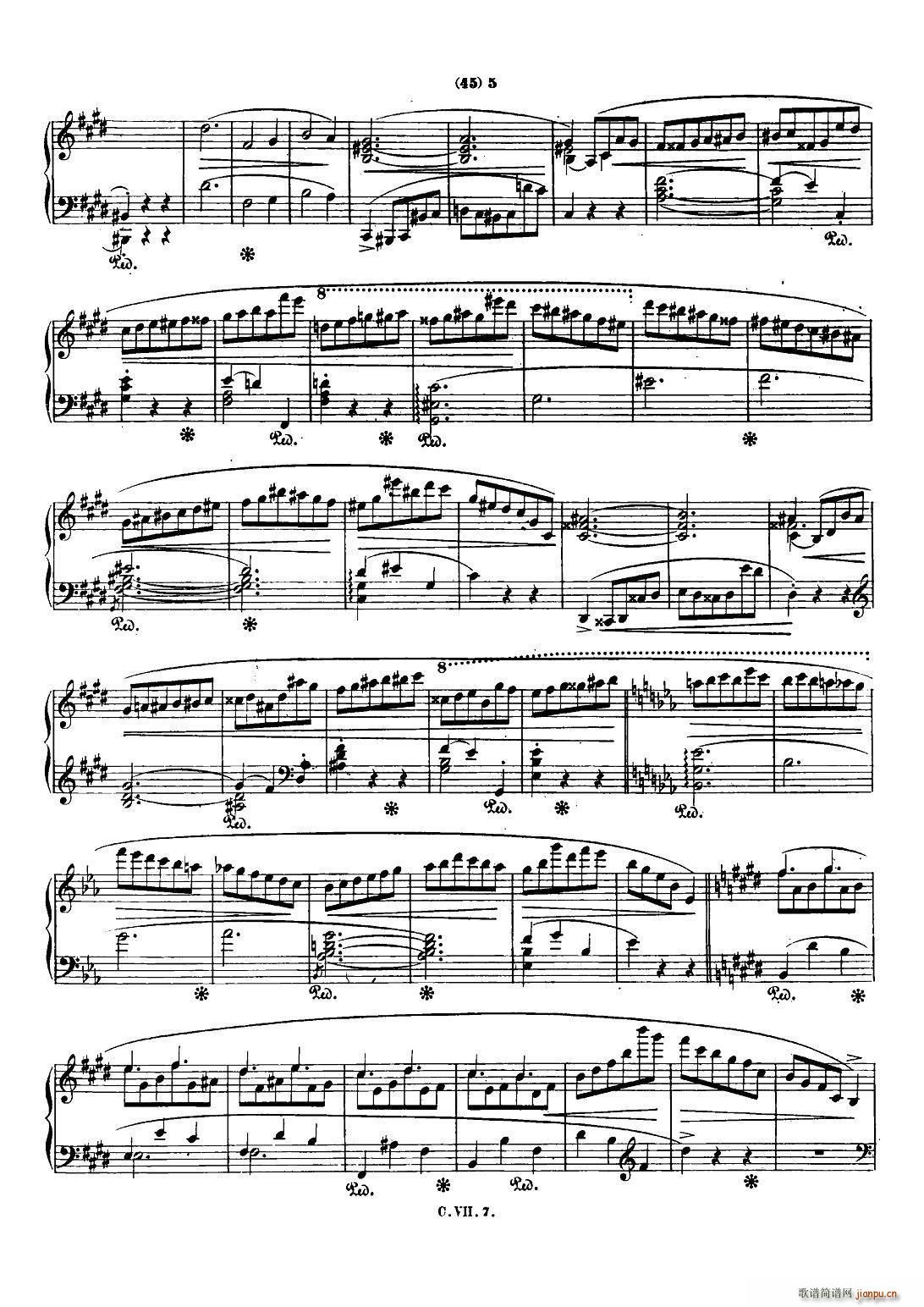 肖邦 钢琴谐谑曲 Chopin Scherzo（No 4 E大调 Op 54）4