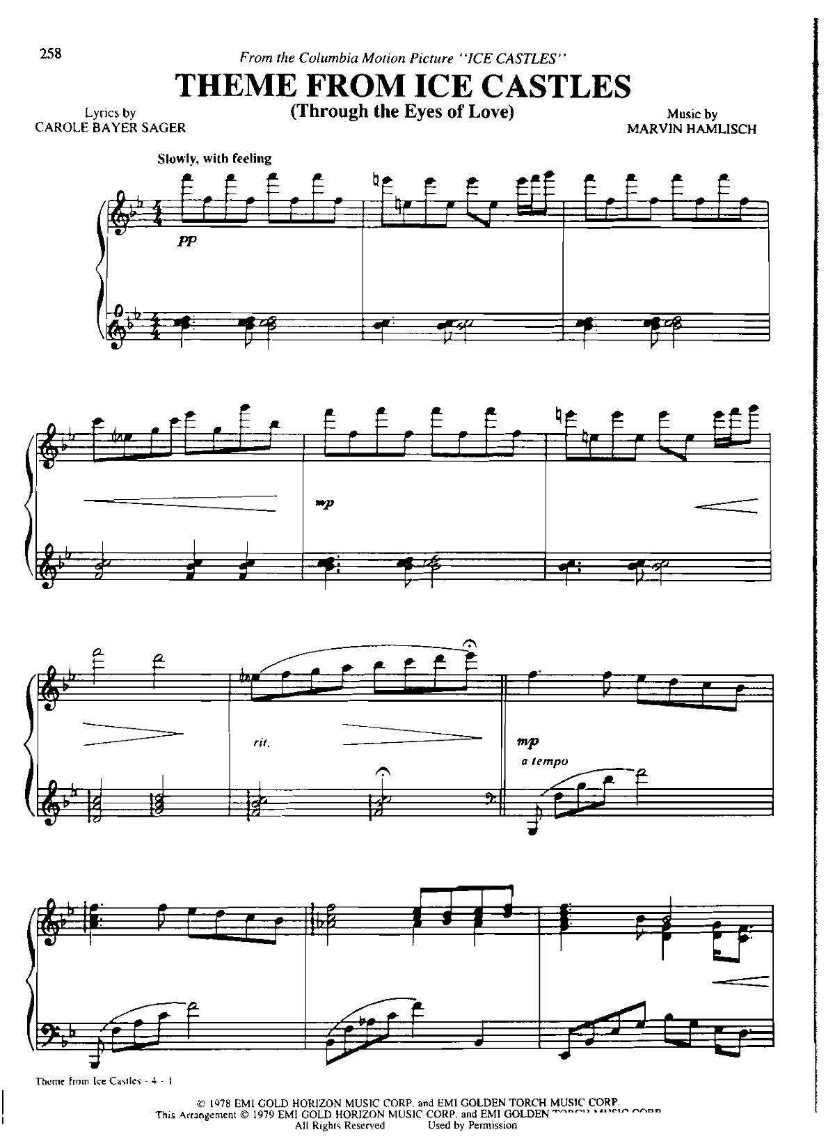THEME FROM ICE CASTLES(Dan Coates 流行情调 集)1
