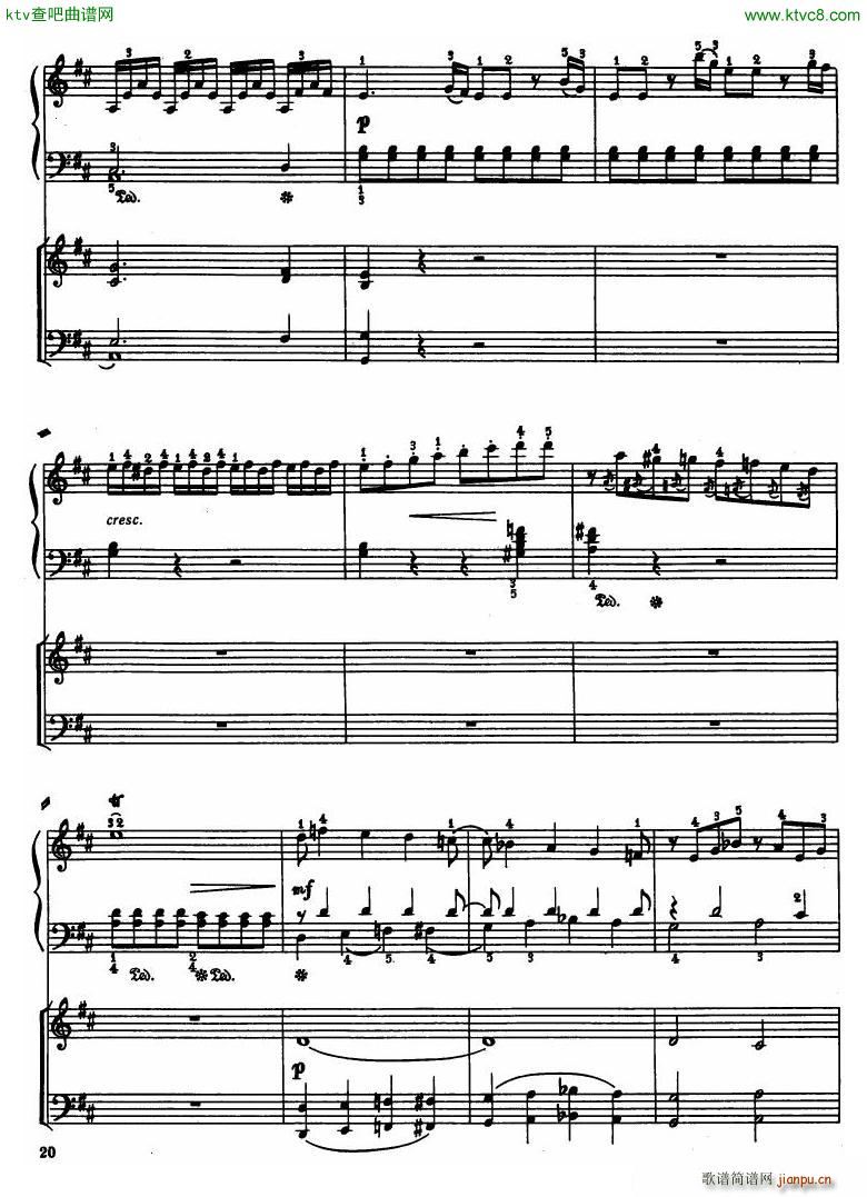 Haydn Piano Concerto in D Major 2pf18