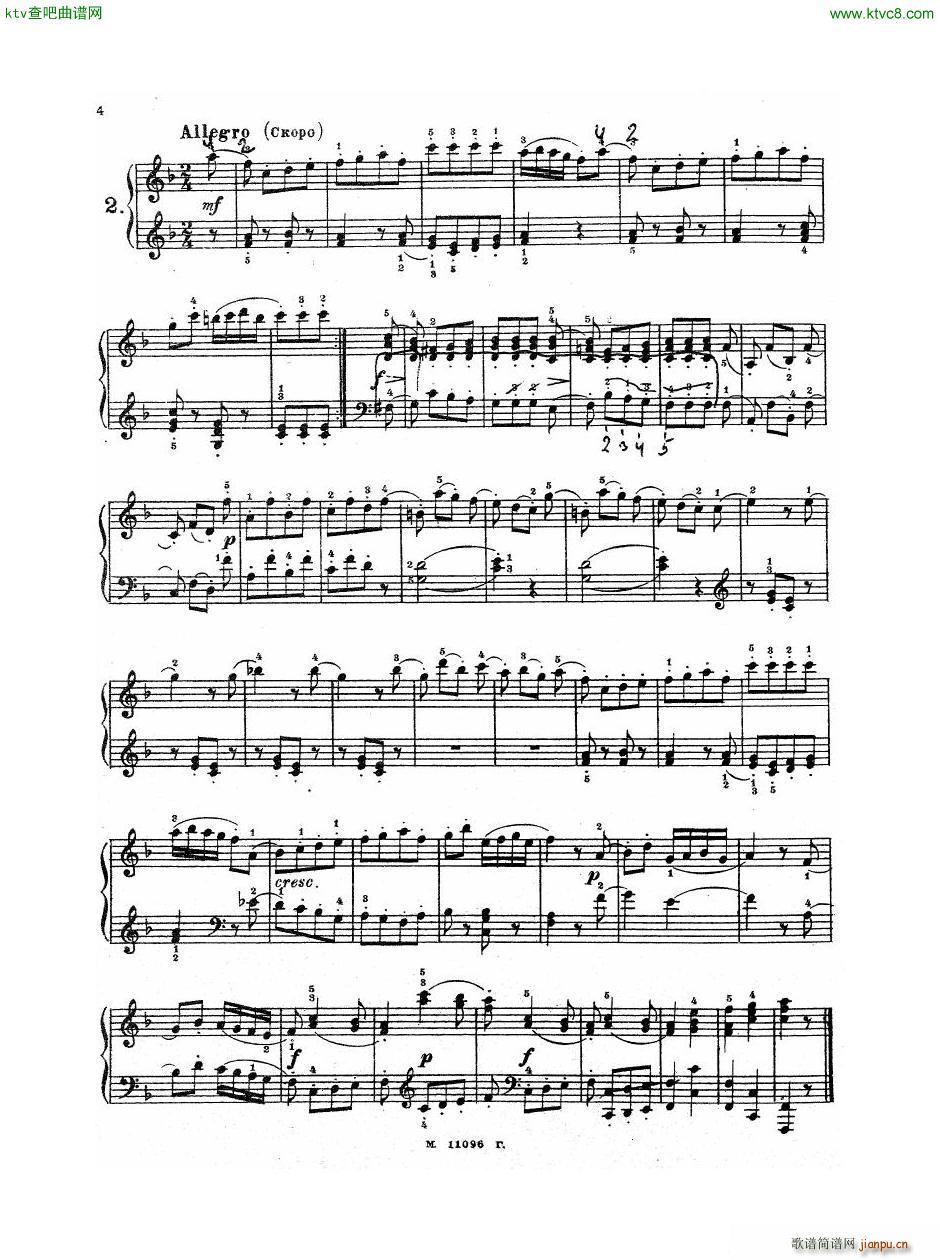 Haydn Twelve Easy Pieces For Piano5