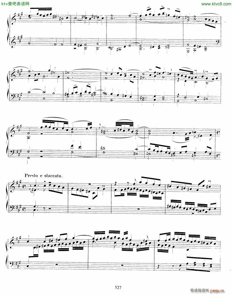 Bach JS BWV 910 Toccata in f4