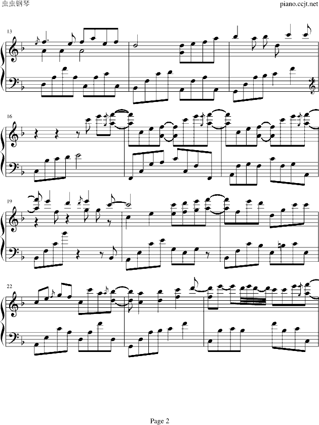 love me （豪华版）-钢琴谱(钢琴曲)-Yiruma2