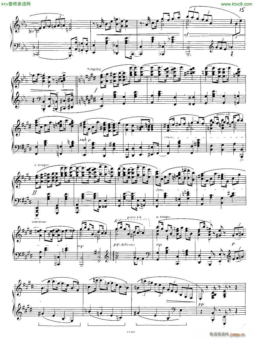 Albright Grand Sonata in Rag15