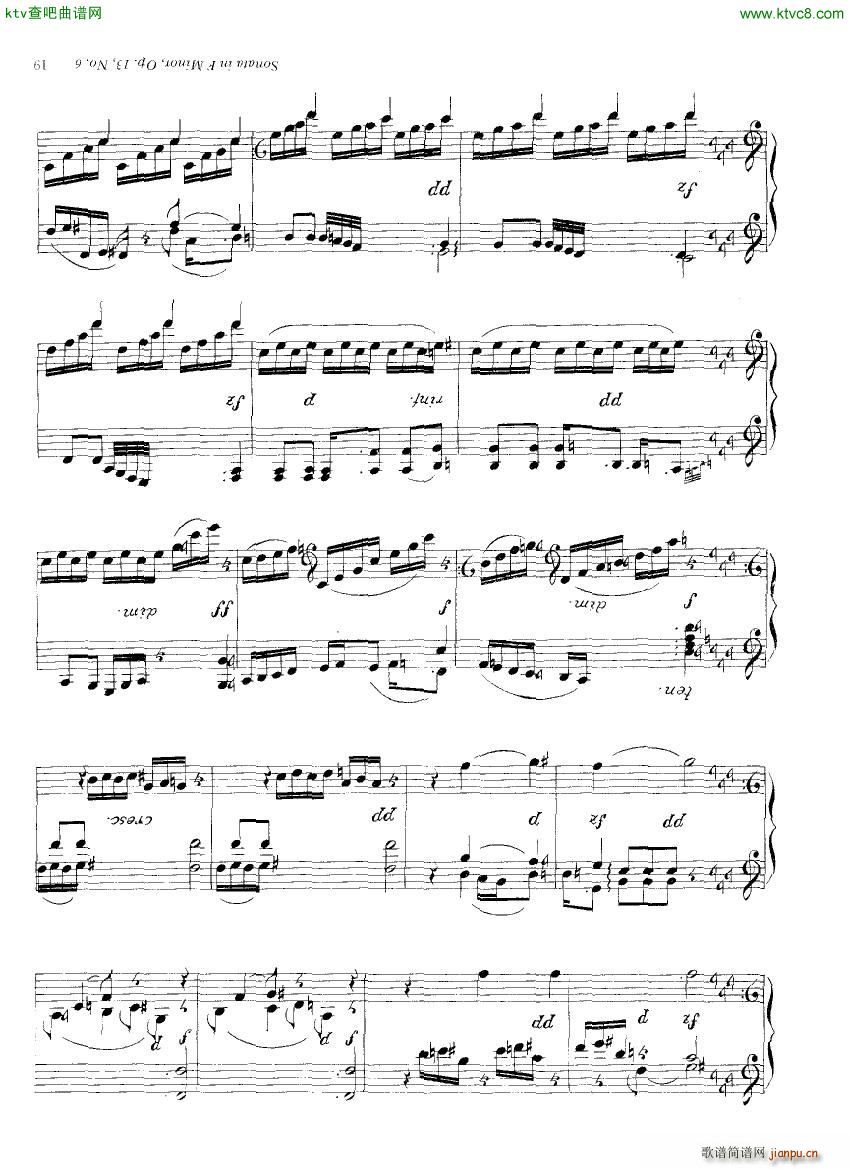 Clementi 13 6 Sonata Fminor 1 211