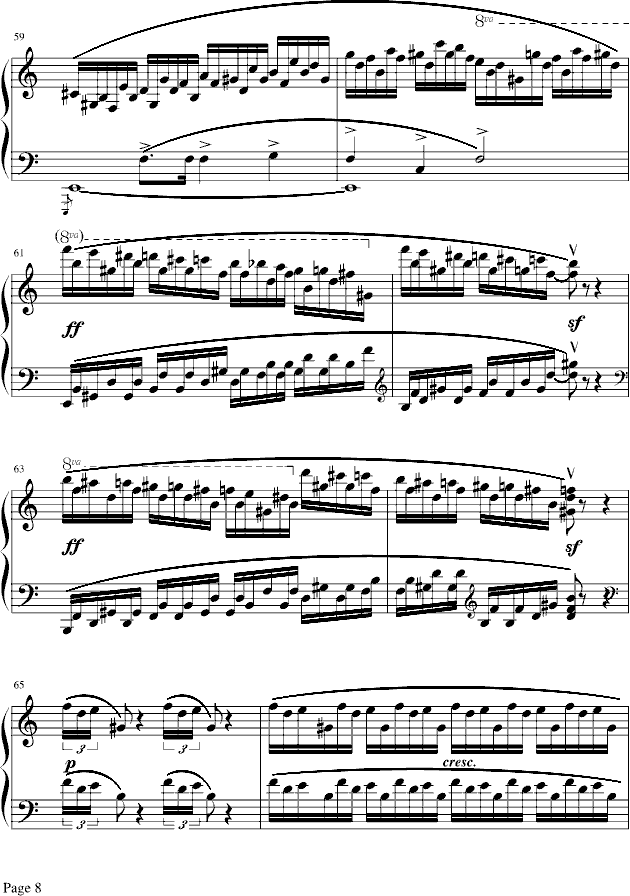 肖邦冬风练习曲-钢琴谱(钢琴曲)-肖邦-chopin8