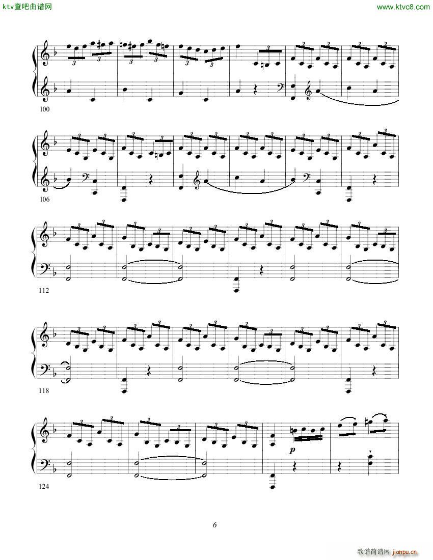 Clementi op 1a No 1 Sonate F major6
