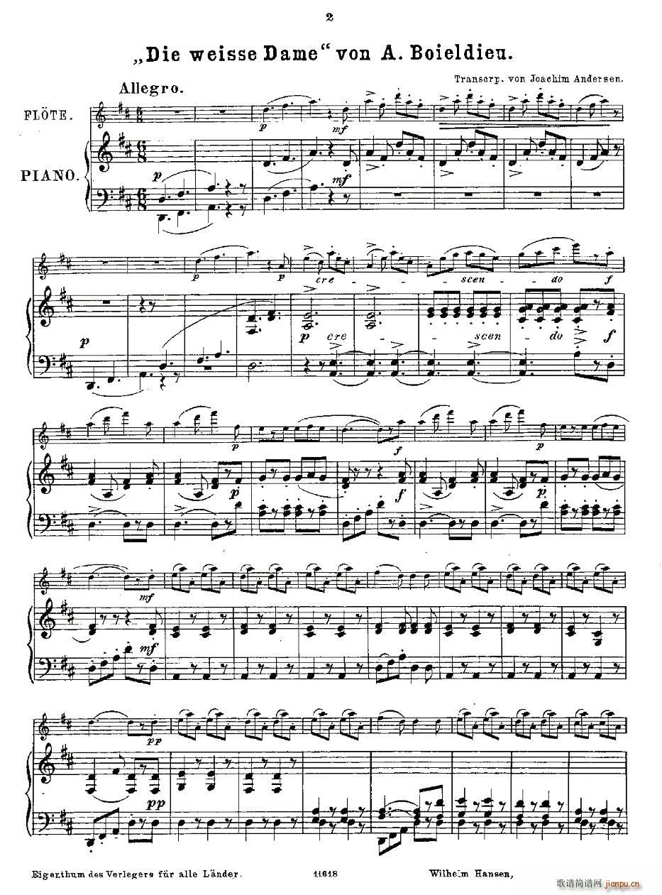 Opern-Transcriptionen.Op.45-3（长笛+钢琴伴奏）2