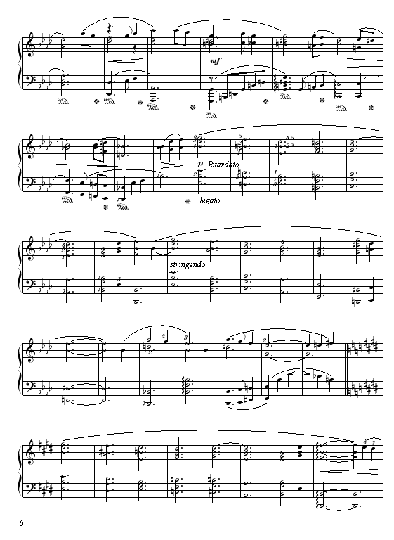 落叶的梦第二首-钢琴谱(钢琴曲)-苗波6