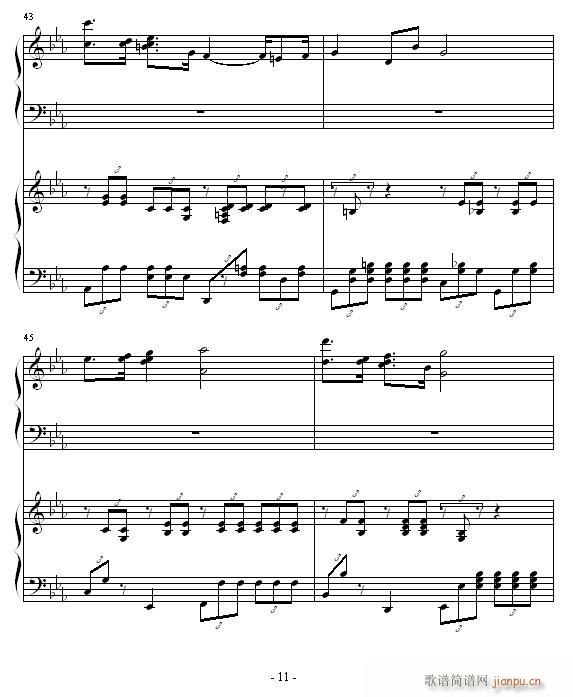 ココロの音_piano钢琴恋曲11