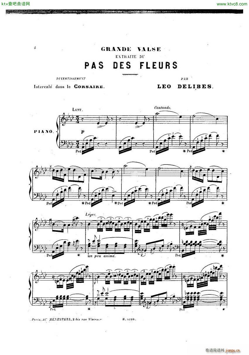 Delibes Grande valse du Pas des fleurs2