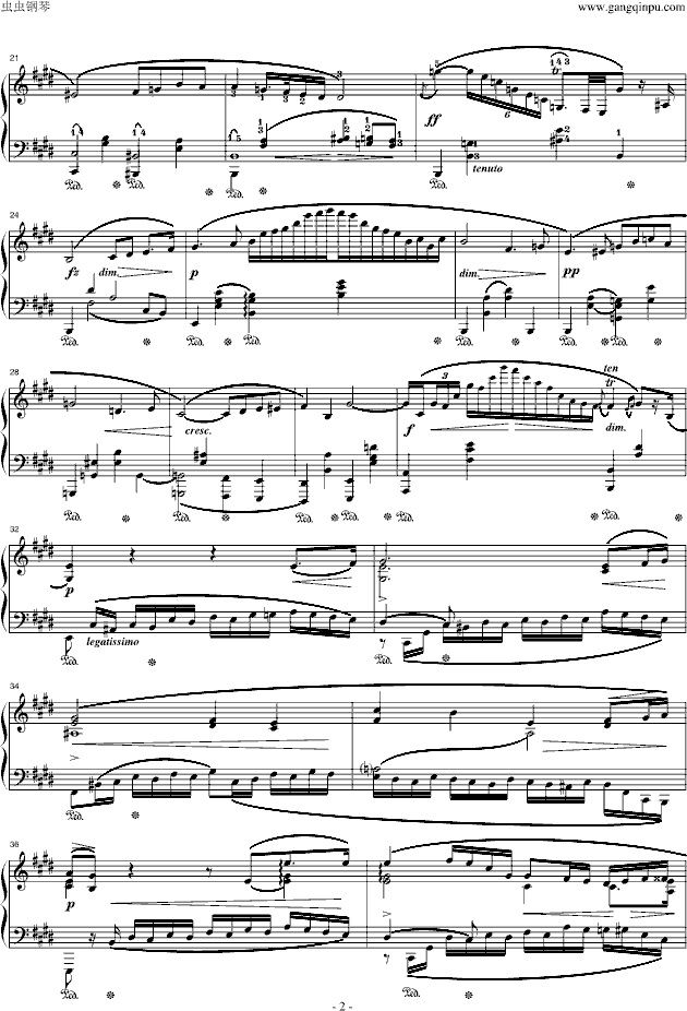 肖邦-降E大调夜曲-钢琴谱(钢琴曲)-肖邦-chopin2