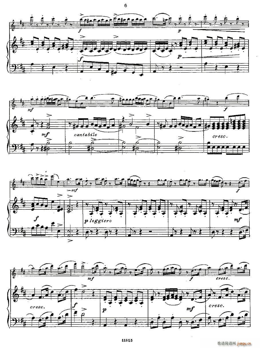 Opern-Transcriptionen.Op.45-5（长笛+钢琴伴奏）5