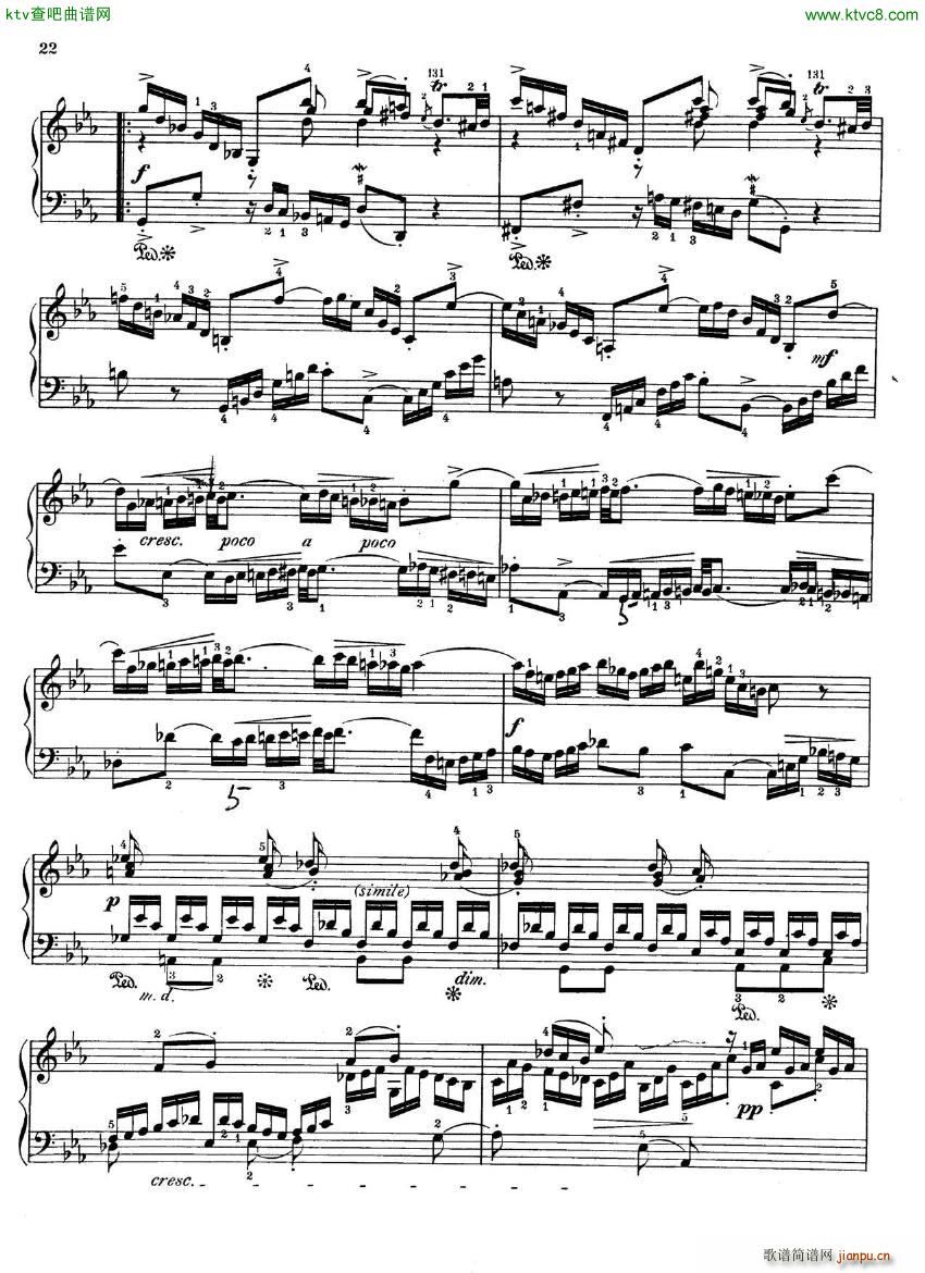 Bach JS BWV 906 Fantasia in C minor pf4